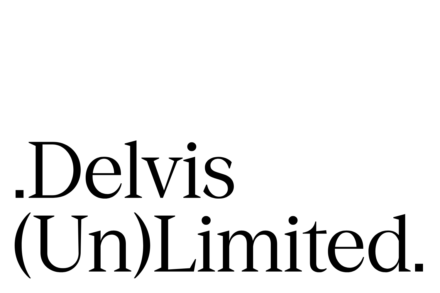 Delvis (Un)limited logo