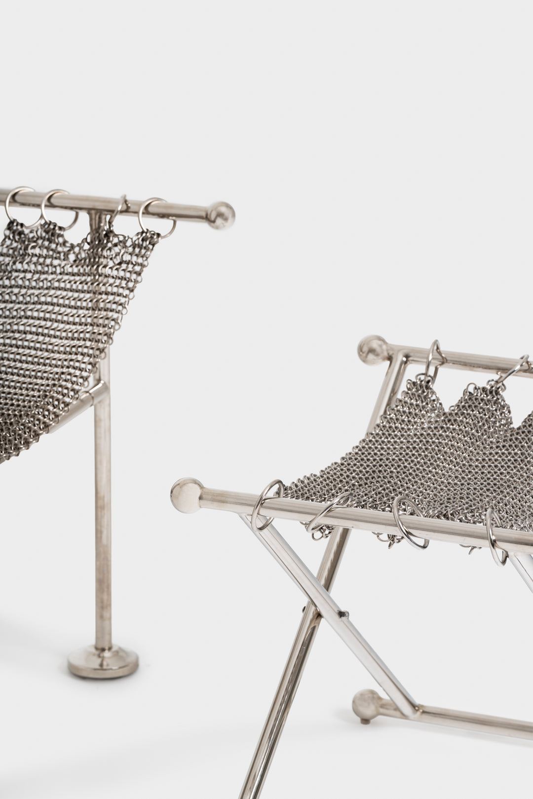 Chainmail Camping Stool